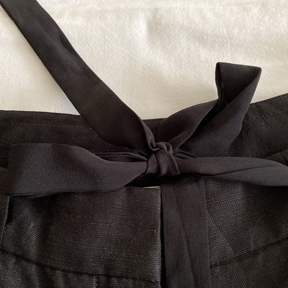 Aritzia Wilfred Allant Crop Tie Waist Button Fly Linen Blend pants Size 4 - Picture 7 of 15